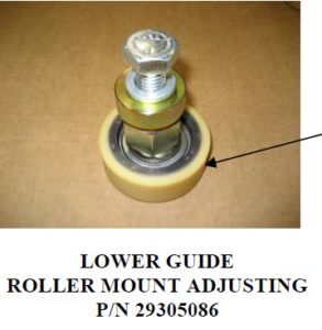 LOWER GUIDE ROLLER MOUNT MRL | Inclinator Dealer Access Portal